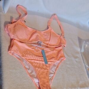 Orange  Bikini Set Women's Size Small Popvil Show Your Beauty On The Beach